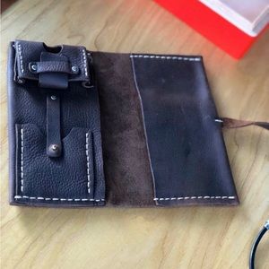 Premium leather Cigar Case hand sewn. New with tags.